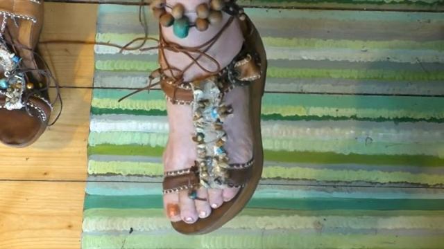 Мои  летние босоножки.