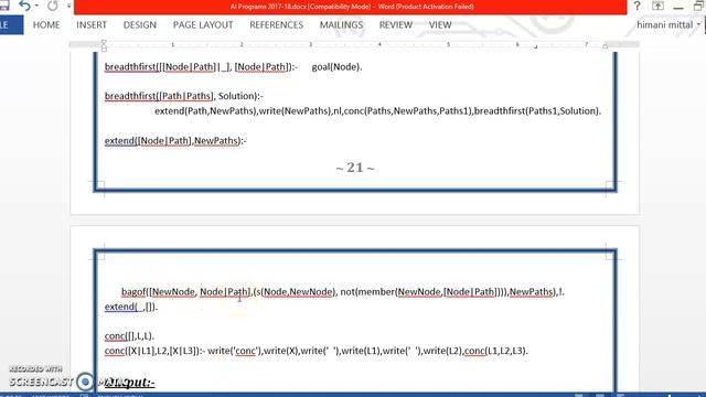 Breadth First Search in Prolog смотреть онлайн