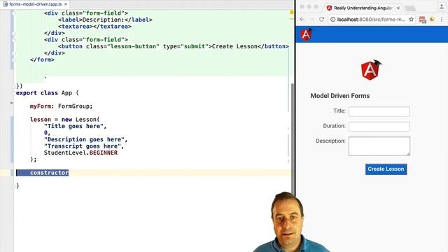 ? Angular Model Driven Forms (or Reactive) - formGroup and formControlName смотреть онлайн