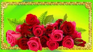 Футаж. Цветочный фон 42