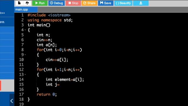[Part 3.1 Program C++] Insertion Sort di Pemrograman C++ | JAVA | PYTHON - Algoritma Sorting смотреть онлайн