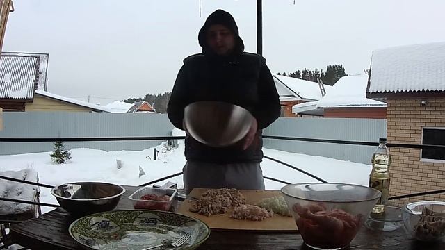 Чебуреки с требухой в казане на костре, Рецепты от Рината смотреть онлайн