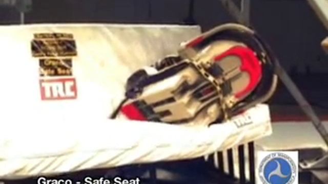 NHTSA Crash Test of Graco Safety Seat Child Seat смотреть онлайн
