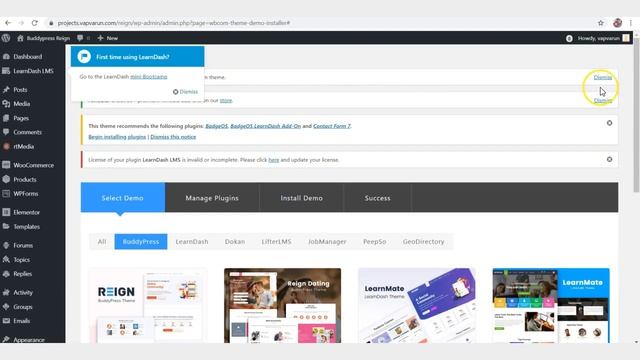 Learnmate Demo Install with BuddyPress & LearnDash смотреть онлайн