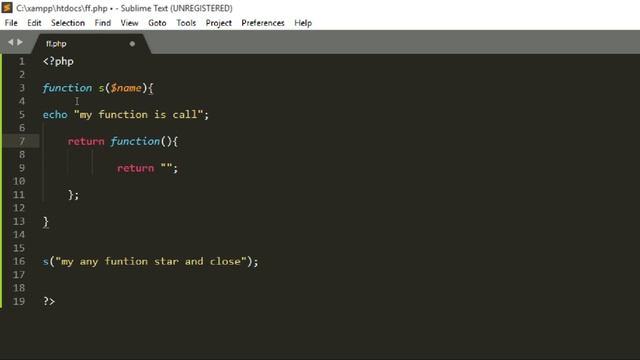 Function in php with anonymous смотреть онлайн