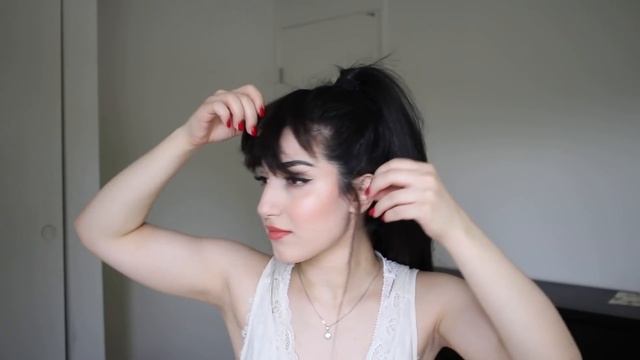 HAIR HACK: Fake Bangs Without Cutting/Adding Hair! смотреть онлайн