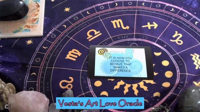 Vesta's Art Love Oracle card for Reflection -Choose to Behave смотреть онлайн