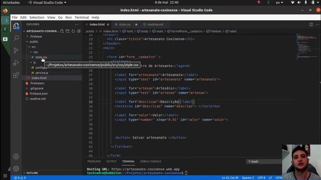 Aprendendo Firebase - 3 - Cadastro - Parte 1 - Formulário HTML e estilização CSS смотреть онлайн