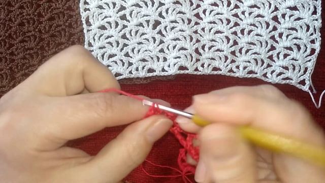Супер простой и очень красивый и очень лёгкий узор вязанный крючком МК 2 смотреть онлайн