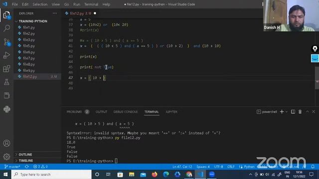 Python class-6 : Python Operators - Offline Class смотреть онлайн