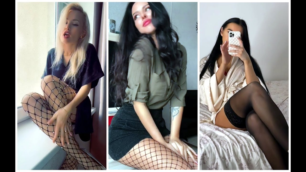 Sexy Nylon Pantyhose Legs Girls TikTok Collection #53.mp4