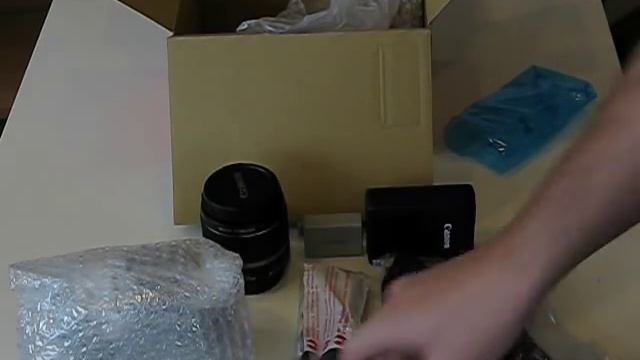 Canon 1000D unboxing смотреть онлайн