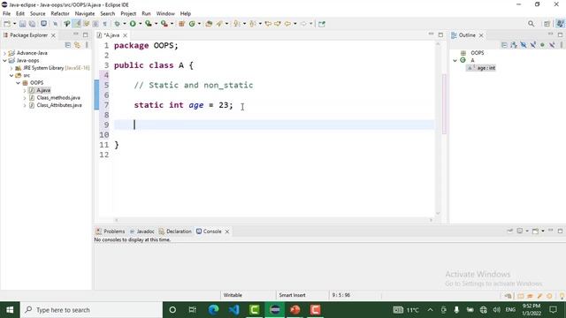 Advance-Java Static and Non static Keywords #05 смотреть онлайн