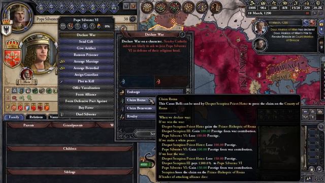 CK2 Holy Fury - Roman Gods Revival - Episode 35 смотреть онлайн