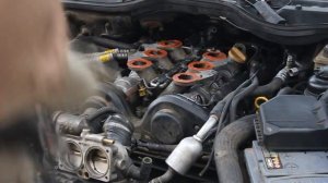 Установка дюралевой крышки клапанов Opel Omega 2.5/2.6L