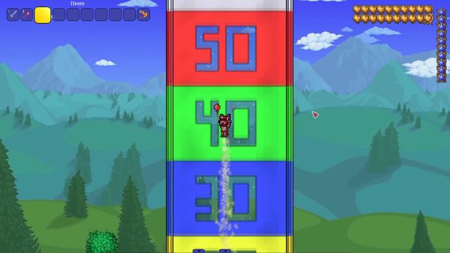 This is how HIGH you can JUMP in Terraria... смотреть онлайн