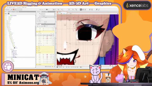 【Live2D Rigging】01: How to rig Eyes, Brows & Expressions feat. Minimal_Art смотреть онлайн