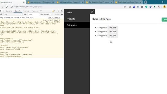 36-Let's Code - project 4 (Vue + Firebase) - Delete Category (part-3) [Arabic] смотреть онлайн