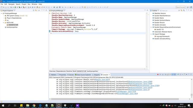 Create OSGI project in eclipse смотреть онлайн