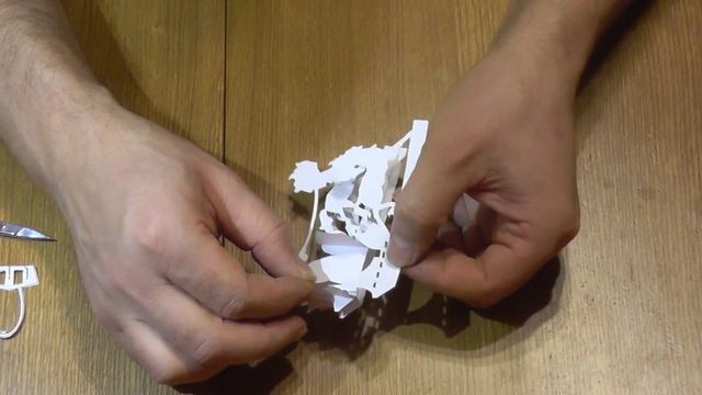ДЕД МОРОЗ НА ТРОЙКЕ ЛОШАДЕЙ/ новогодние 3D поделки смотреть онлайн