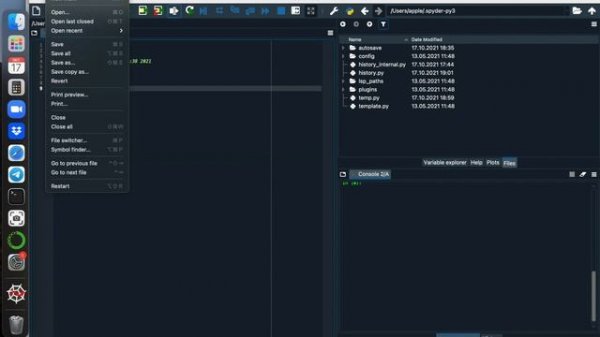 Установка и работа в Spyder