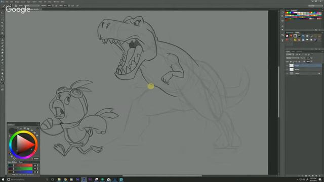Birdy and Dino - Wednesday Lunch Live Sketch #43 смотреть онлайн