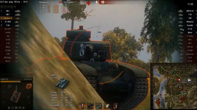 Черчилль III - Лучший мой бой | World of Tanks смотреть онлайн