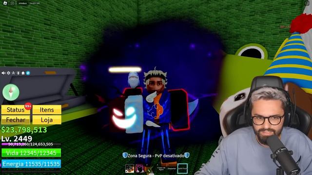 50 Horas Girando Frutas no Blox Fruits com minha tripulação смотреть онлайн