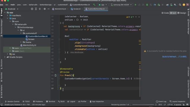 Create Beautiful Custom Bottom Navigation Bar In Jetpack Compose смотреть онлайн