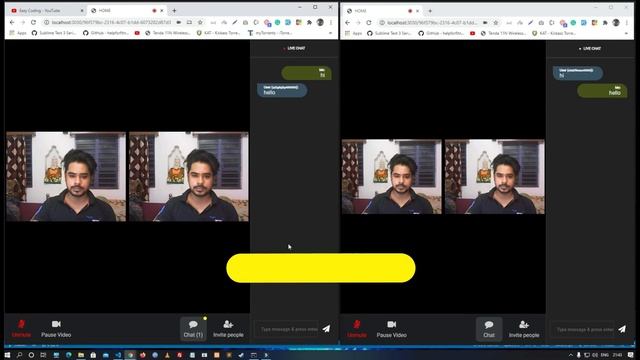 Node js || React || Real time video chat application || zoom clone смотреть онлайн