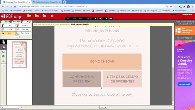 Como fazer CONVITE digital INTERATIVO para enviar pelo WHATSAPP смотреть онлайн