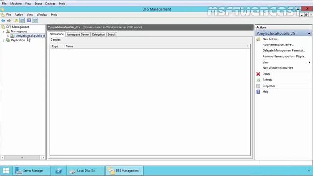 20. How to configure DFS namespace in Windows Server 2012 R2 смотреть онлайн