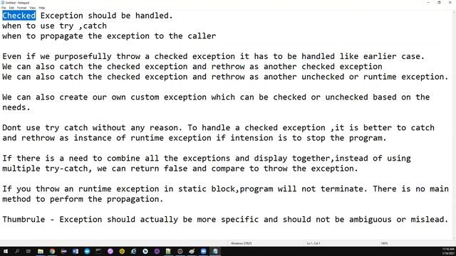 Selenium Framework - Part 37 - Key things to remember - Exception Handling смотреть онлайн