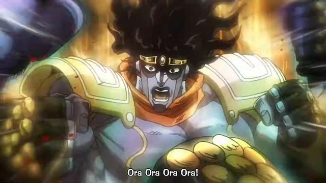 Jotaro vs DIO ORA ORA ORA [HD 60FPS] смотреть онлайн