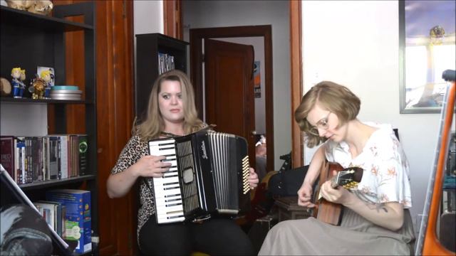 Sleepwalk - Accordion and Guitar duet смотреть онлайн