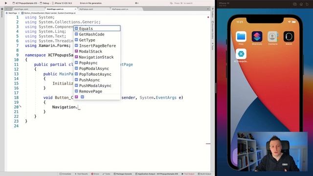 Perfect Popups for Xamarin.Forms with Xamarin Community Toolkit смотреть онлайн