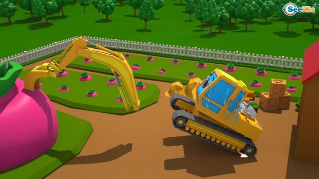 Police Car Catching The Race Car For Kids - 3D Cars Cartoons