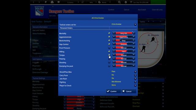 Eastside Hockey Manager - New York Rangers ep. 4 "Team / Player Tactics pt. 2" смотреть онлайн