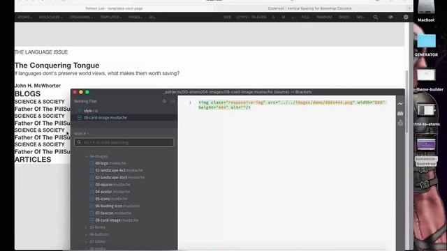 Wordpress Theme with Bootstrap - Atom Design - Generators смотреть онлайн