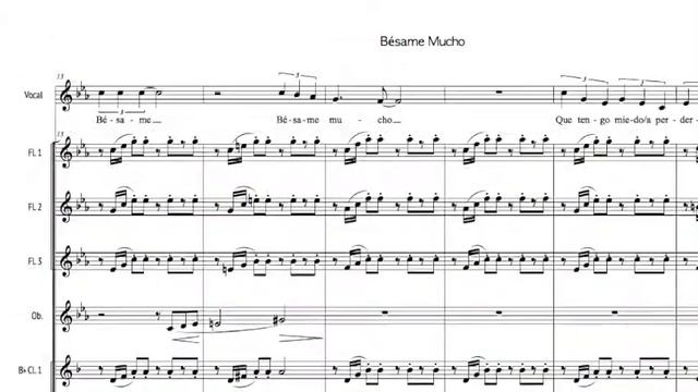 Bésame Mucho / Banda de viento y voz смотреть онлайн