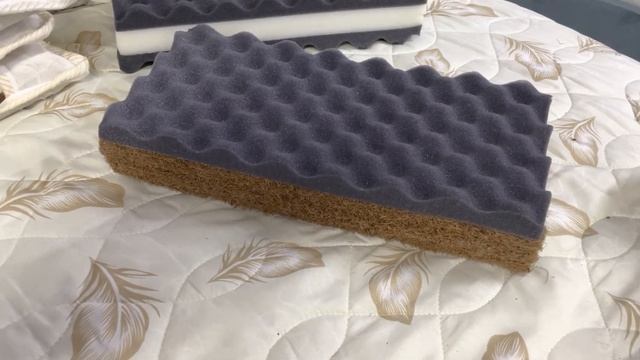 Наматрасник (Топпер) Пена с эффектом массажа/ Кокос 3- общий обзор изделия с фабрикой Дамаск. смотреть онлайн