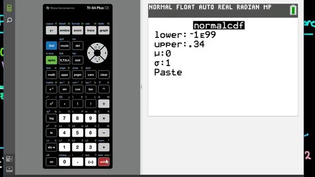 How to Find Area Given Z score using the TI-84 смотреть онлайн