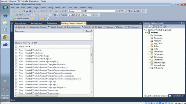 Curso Git - VS2010 | Usando Comandos git add | commit | git push en VS2010 [2015] (PROYECTO NUEVO) смотреть онлайн