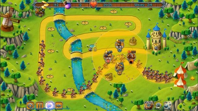 Medieval Defenders walkthrough - Easy Plains Battle - Level 10 смотреть онлайн