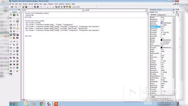 Visual Basic 6.0 Tree View Control Demo смотреть онлайн