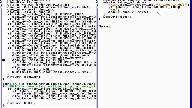 TempleOS DolDoc Entry, Reading DolDoc Tags [5 Minute Random Code Walk Thru #5] смотреть онлайн