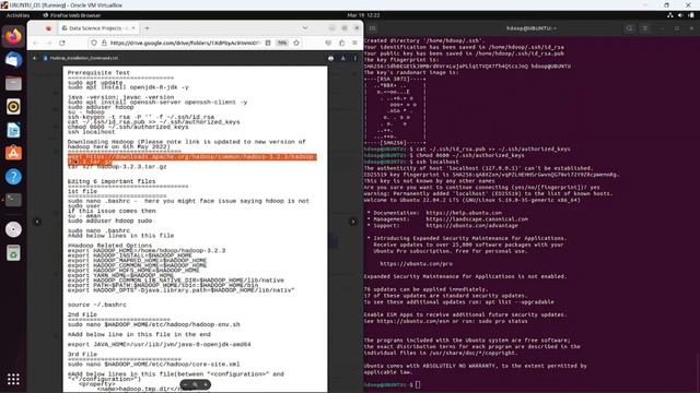BIG DATA LAB/PRACTICAL: APACHE HADOOP INSTALLATION ON WINDOWS USING UBUNTU ON ORACLE VIRTUAL BOX смотреть онлайн
