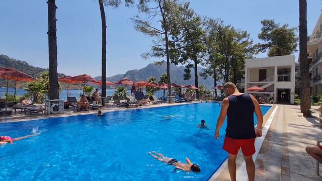Orka Lotus Beach. Отличный 5* отель в городе Мармарис Орка Лотус Бич. смотреть онлайн