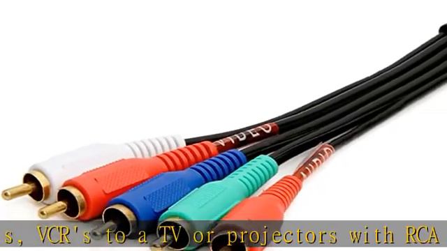 Cmple 5-RCA Male to 5RCA Male RGB Component Audio Video Cable for HDTV - Gold Plated RCA to RCA - 3 смотреть онлайн