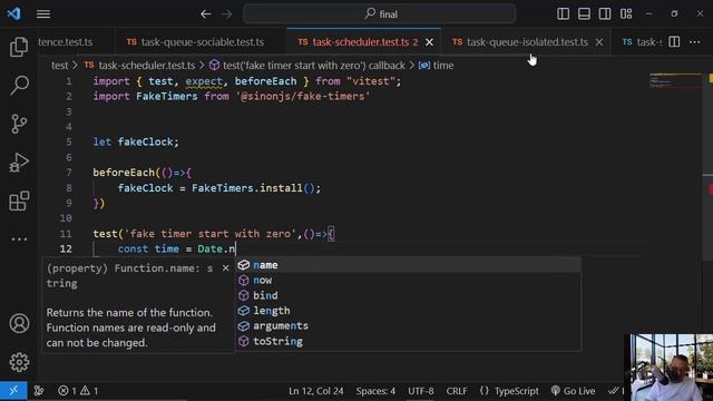Use fake timers in unit test смотреть онлайн